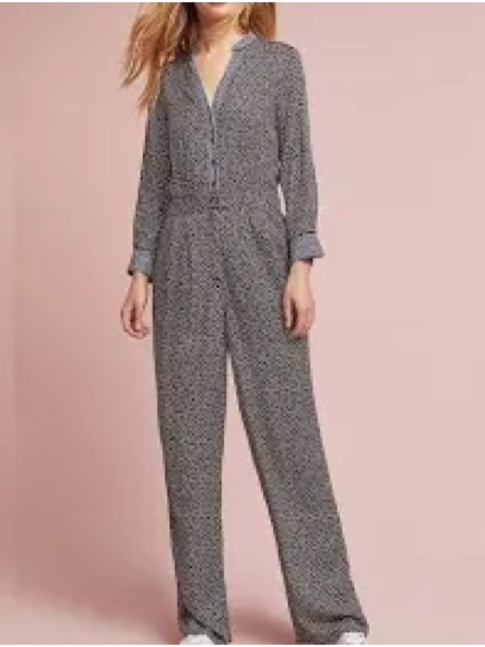 Anthropologie Christene Silken Jumpsuit Size 6